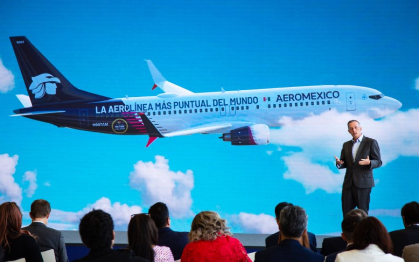 Cirium nombra a Aeroméxico como la Aerolínea más puntual del mundo